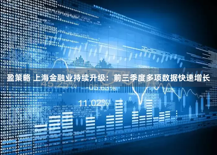 盈策略 上海金融业持续升级：前三季度多项数据快速增长
