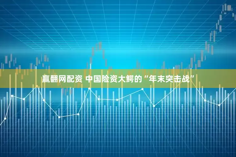 赢翻网配资 中国险资大鳄的“年末突击战”